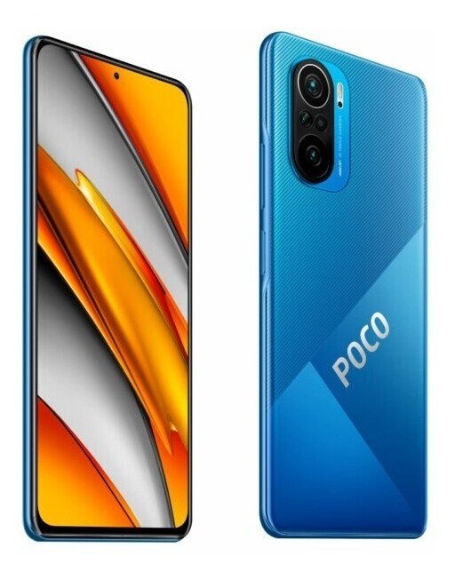 Celular Xiaomi Poco F Gb Ram Snapdragon Color Azul Ocean