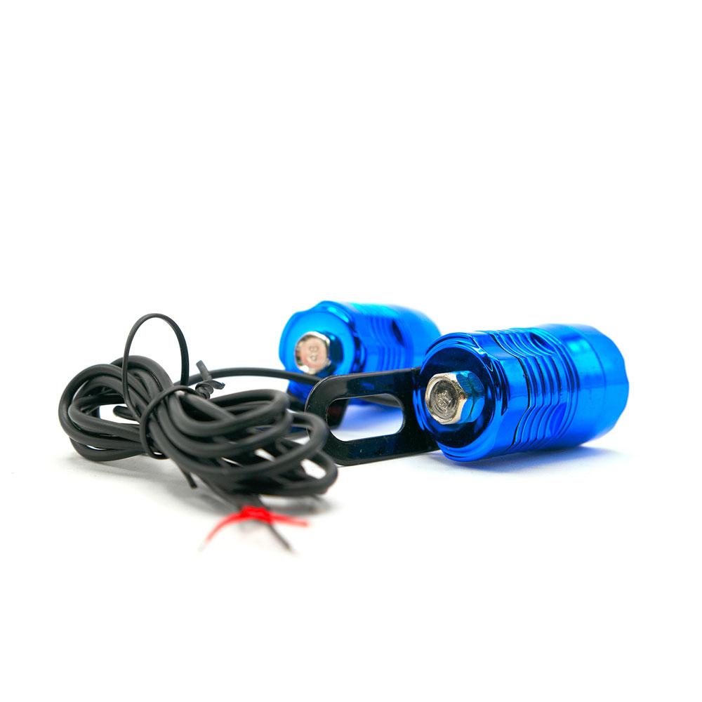 Faro Led Auxiliar Luz Trasero O Delantero Fija Led Para Motocicleta