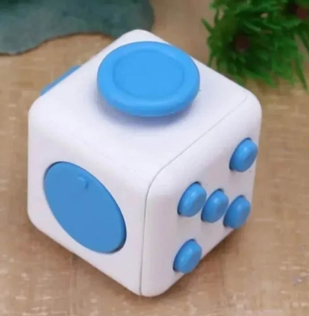 Juguete Anti Estr S Malubero Fidget Cube Azul Coppel