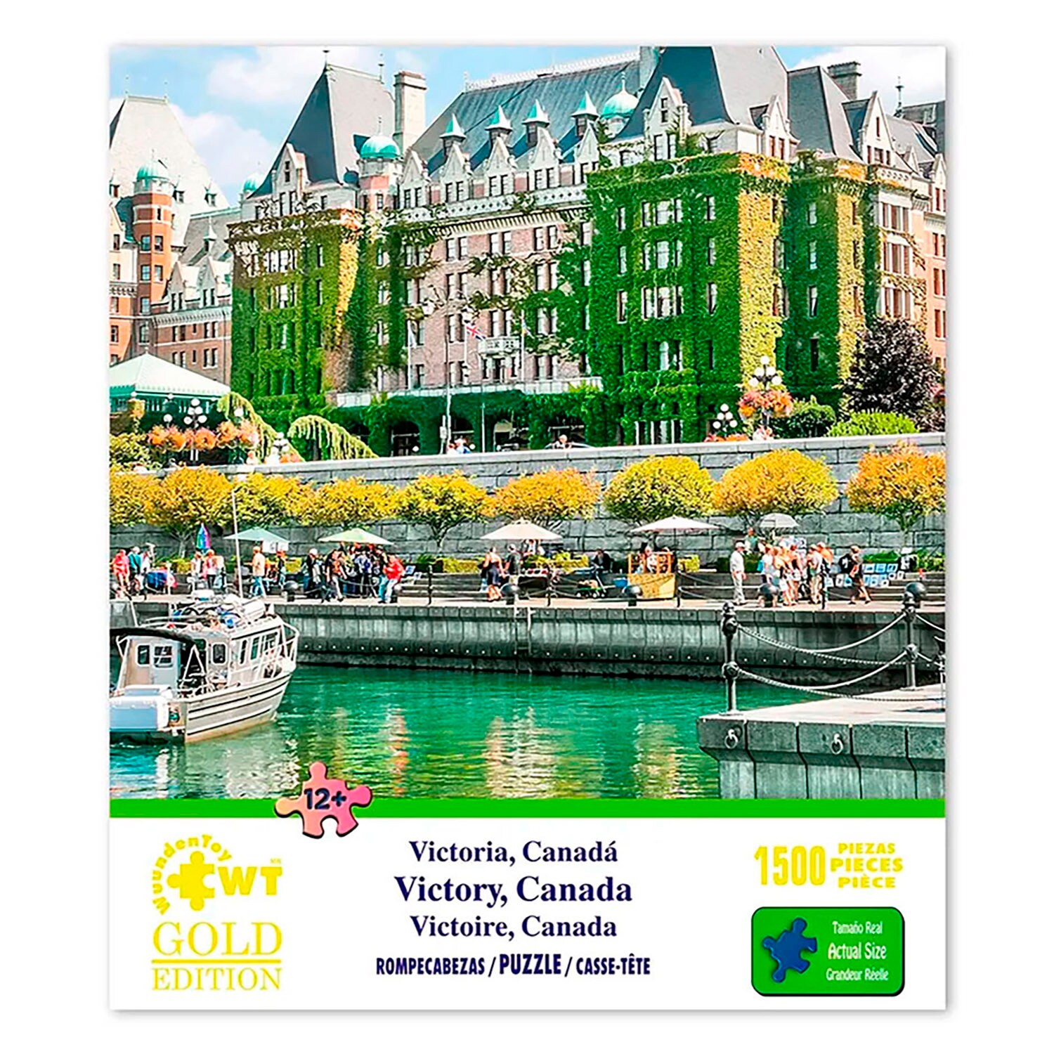 Rompecabezas Wuundentoy Victoria Canadá Gold Edition Con 1500 Piezas