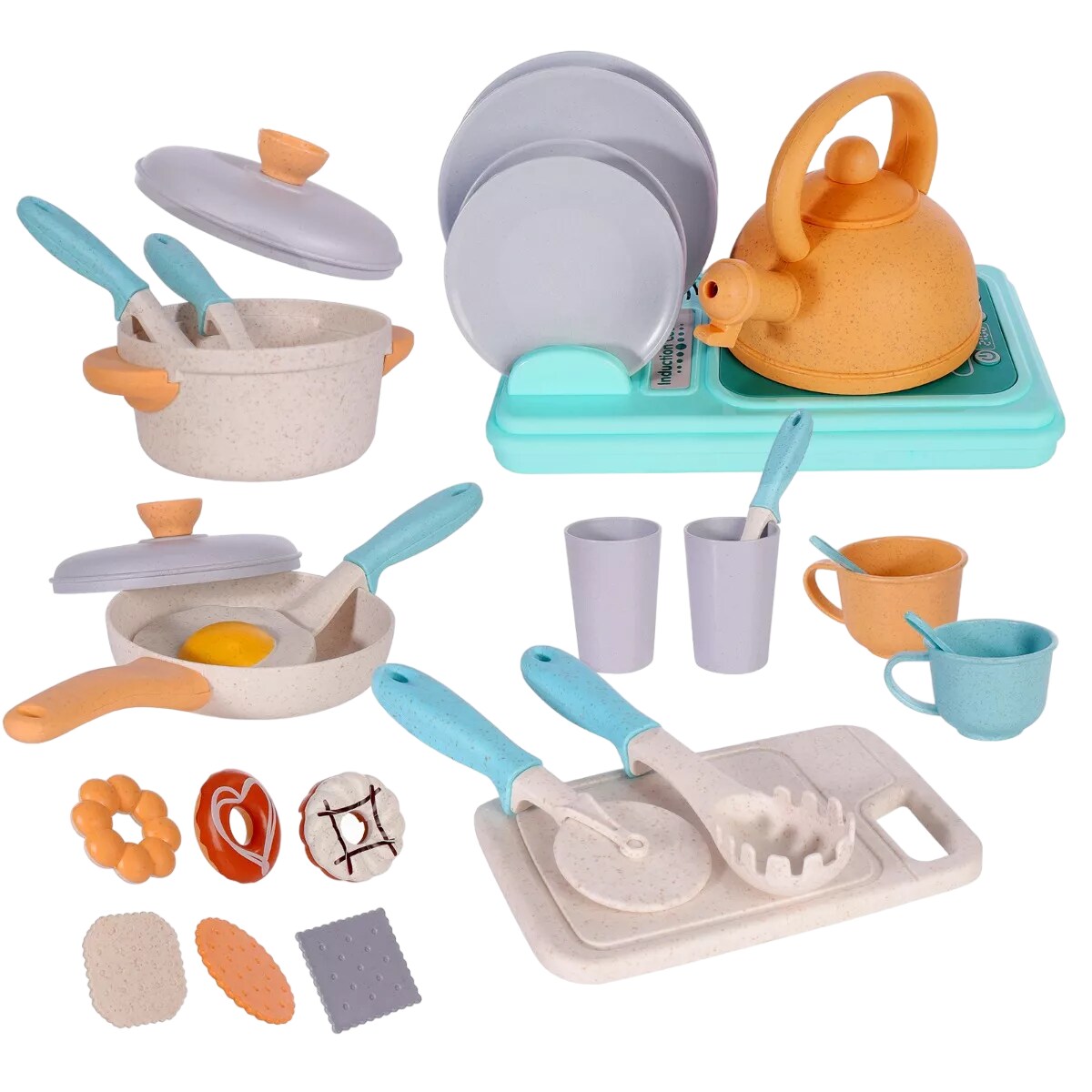 Juego De Cocina De Juguete Belug Multicolor Piezas Coppel