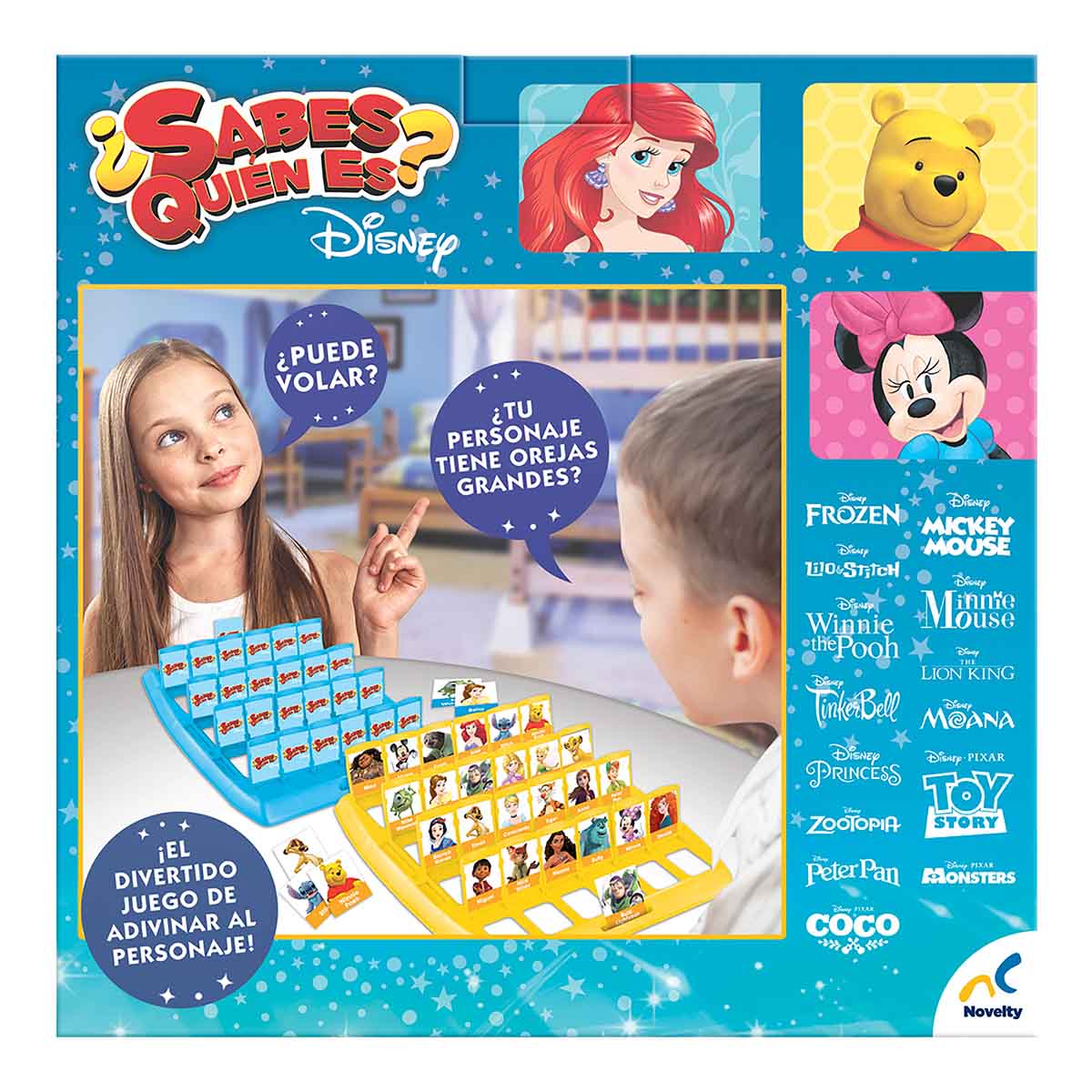 Juego De Mesa Sabes Qui N Es De Disney Novelty Coppel