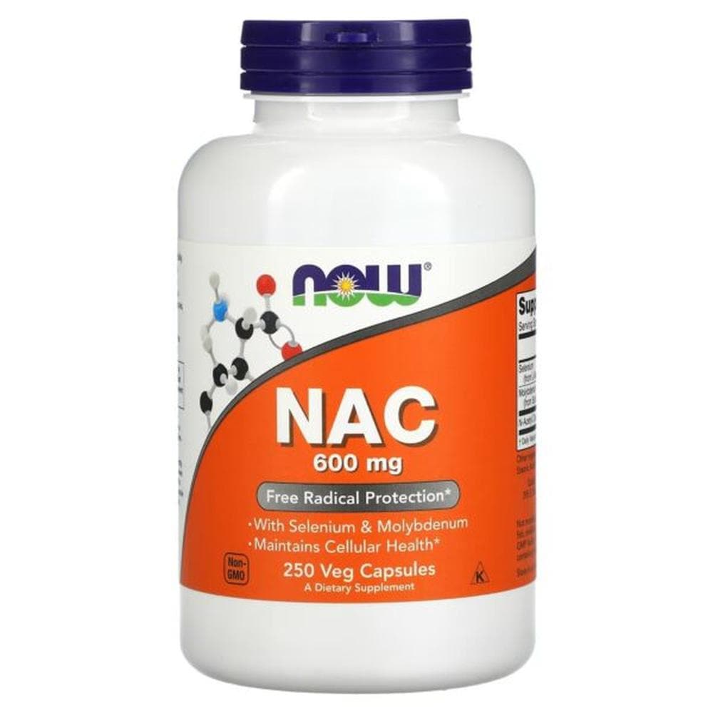 N Acetilcisteína Now Nac 600mg 250 Cápsulas Coppel