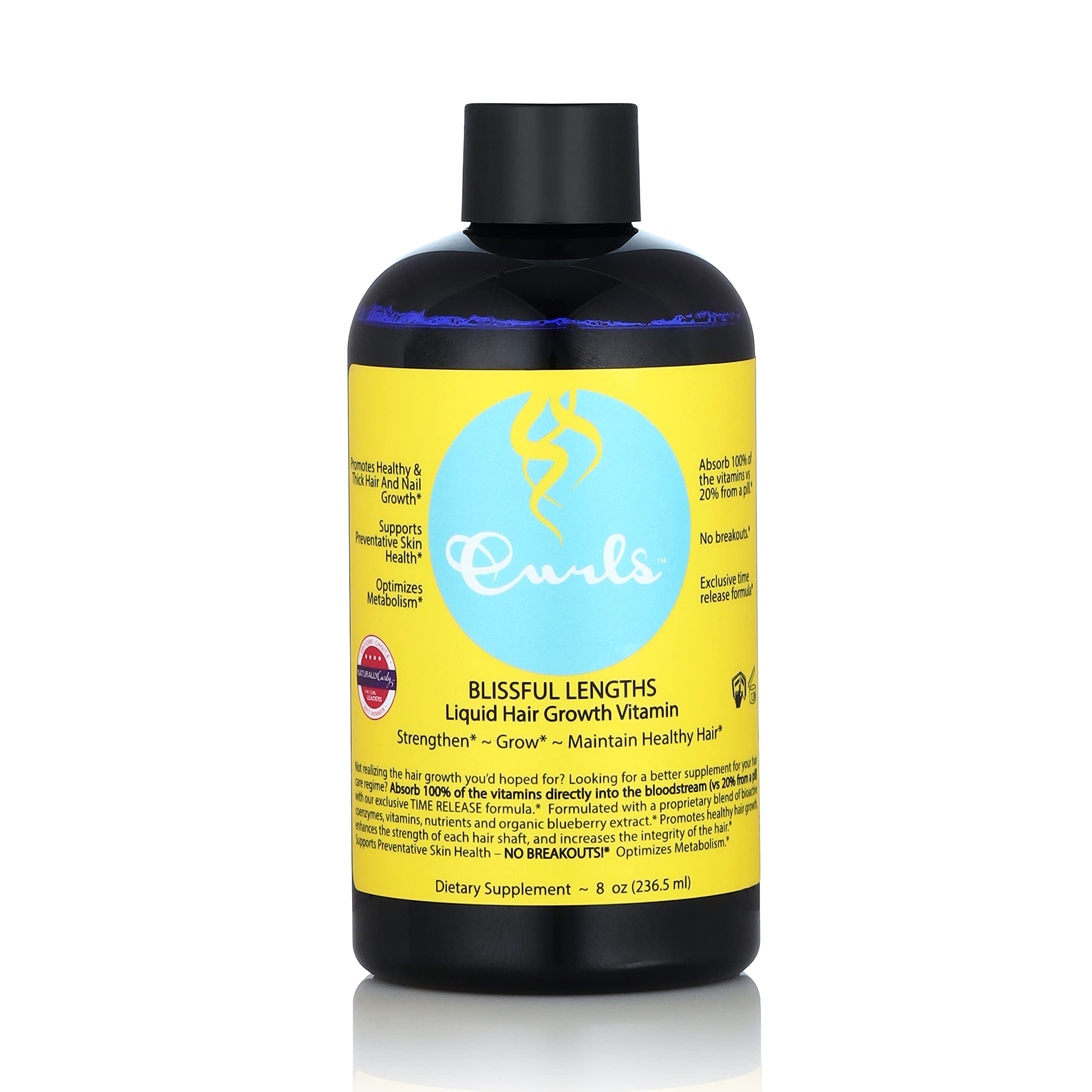 La Vitamina Para El Crecimiento Del Cabello Riza Blueberry Bliss