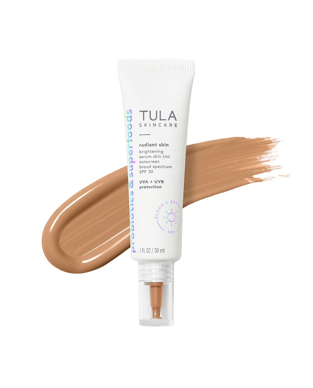 Skin Tint Tula Skin Care Sérum Iluminador De Piel Radiante Spf 30