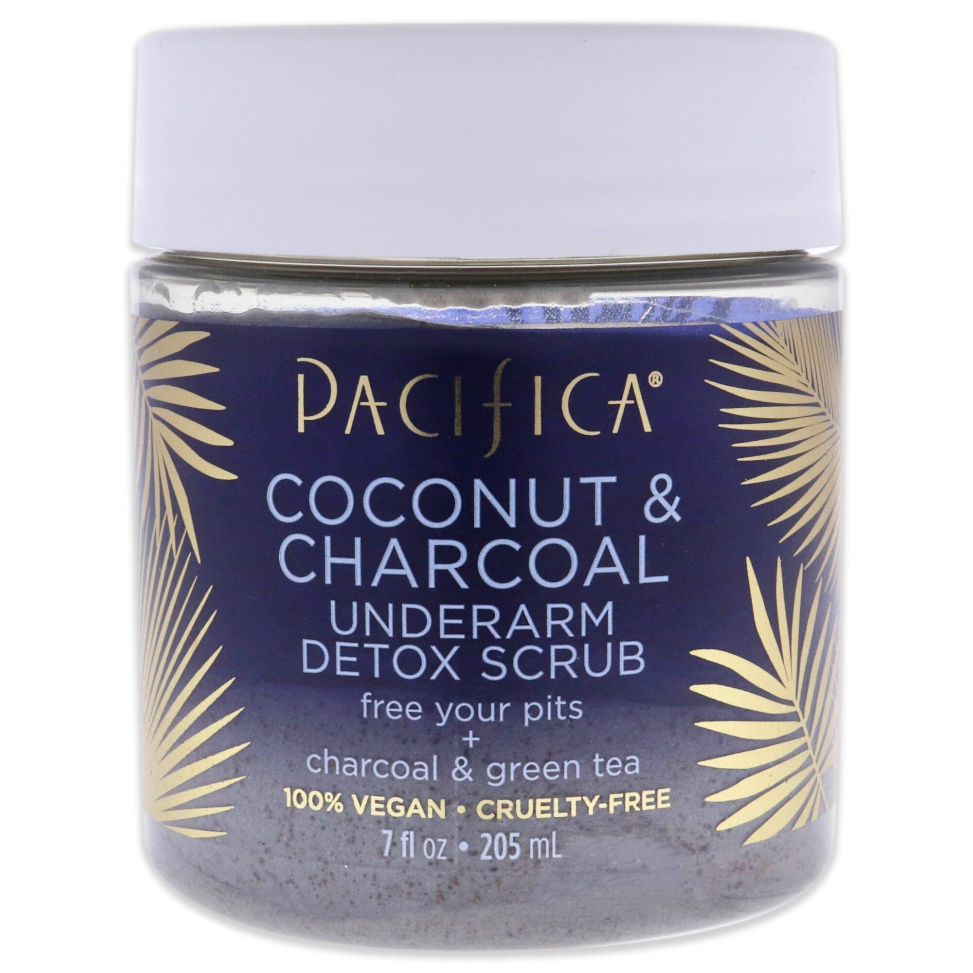 Pacifica Underarm Detox Scrub Coconut And Charcoal For Women 7 Oz