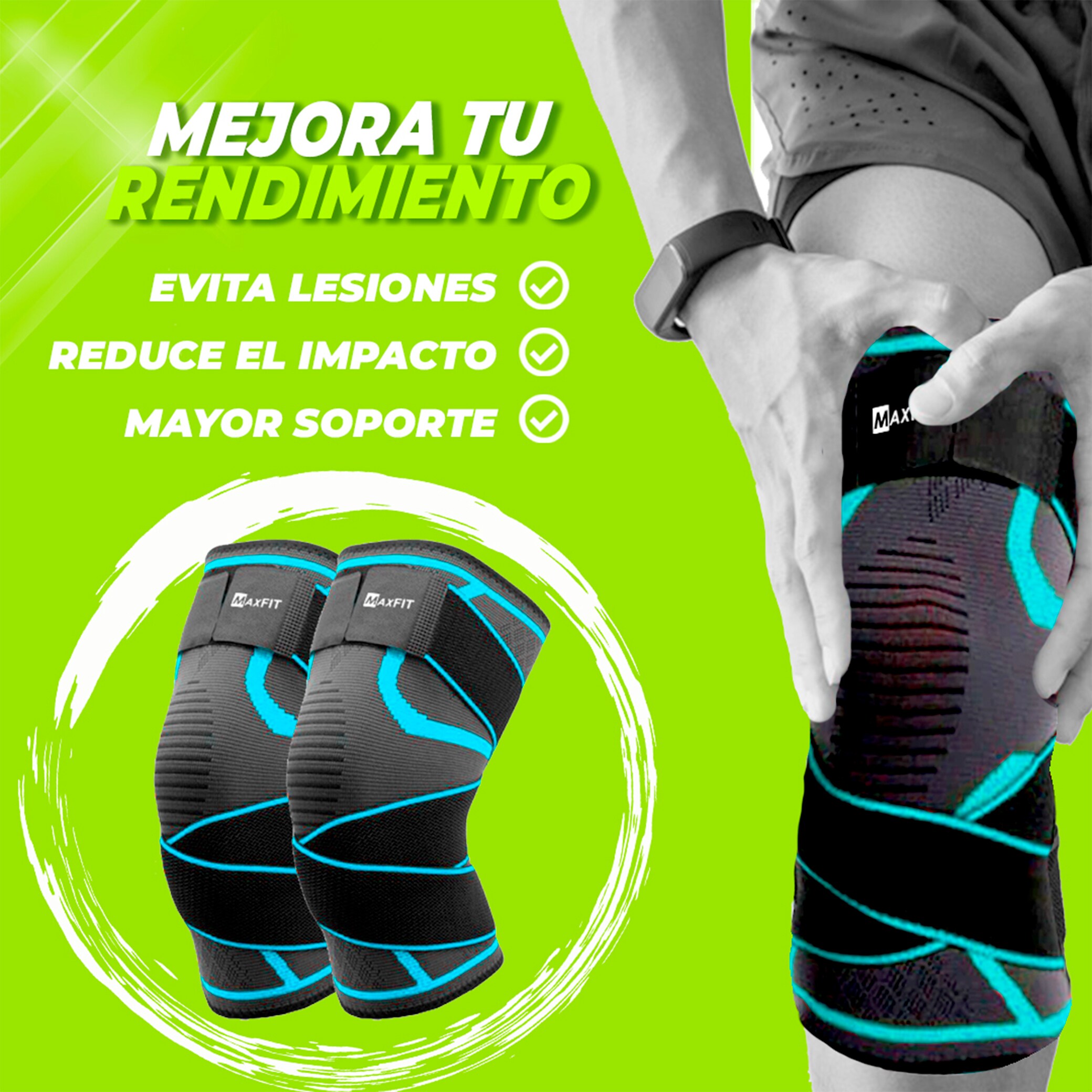 Rodillera Deportiva De Compresi N Modelo Hx Piezas Coppel