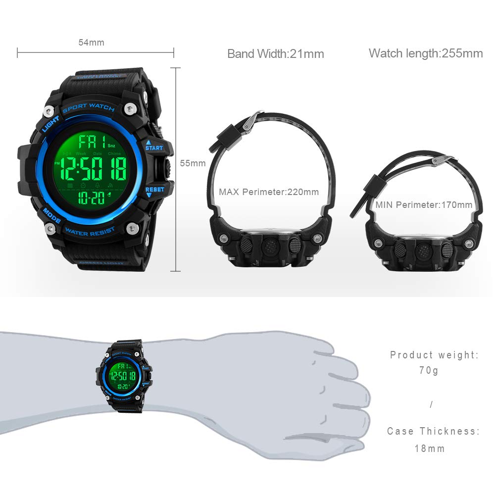 Venta Internacional Reloj Digital Skmei Para Hombre Resistente Al