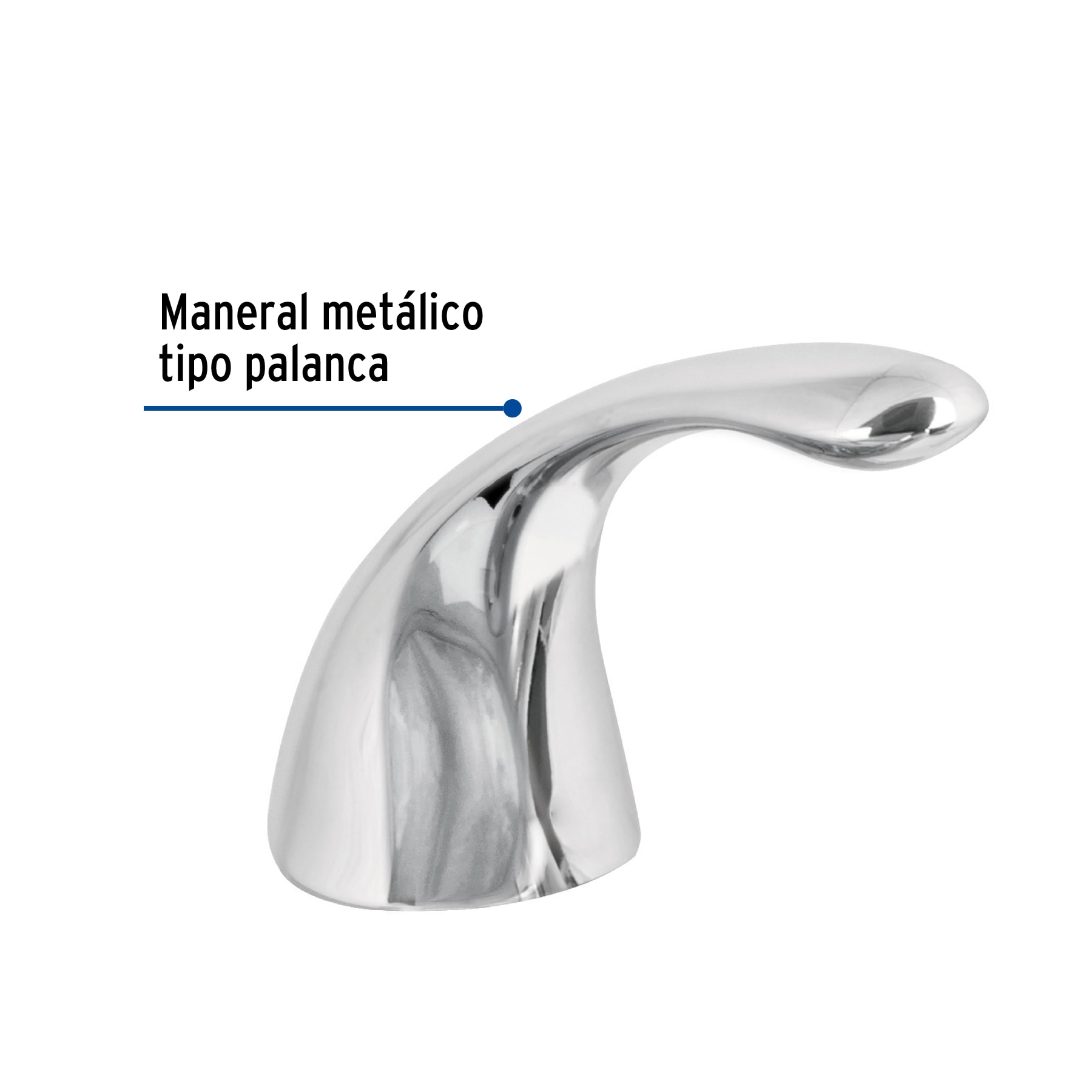 Maneral Monomando Para Lavabo Foset Aemm 07 Color Plata Coppel