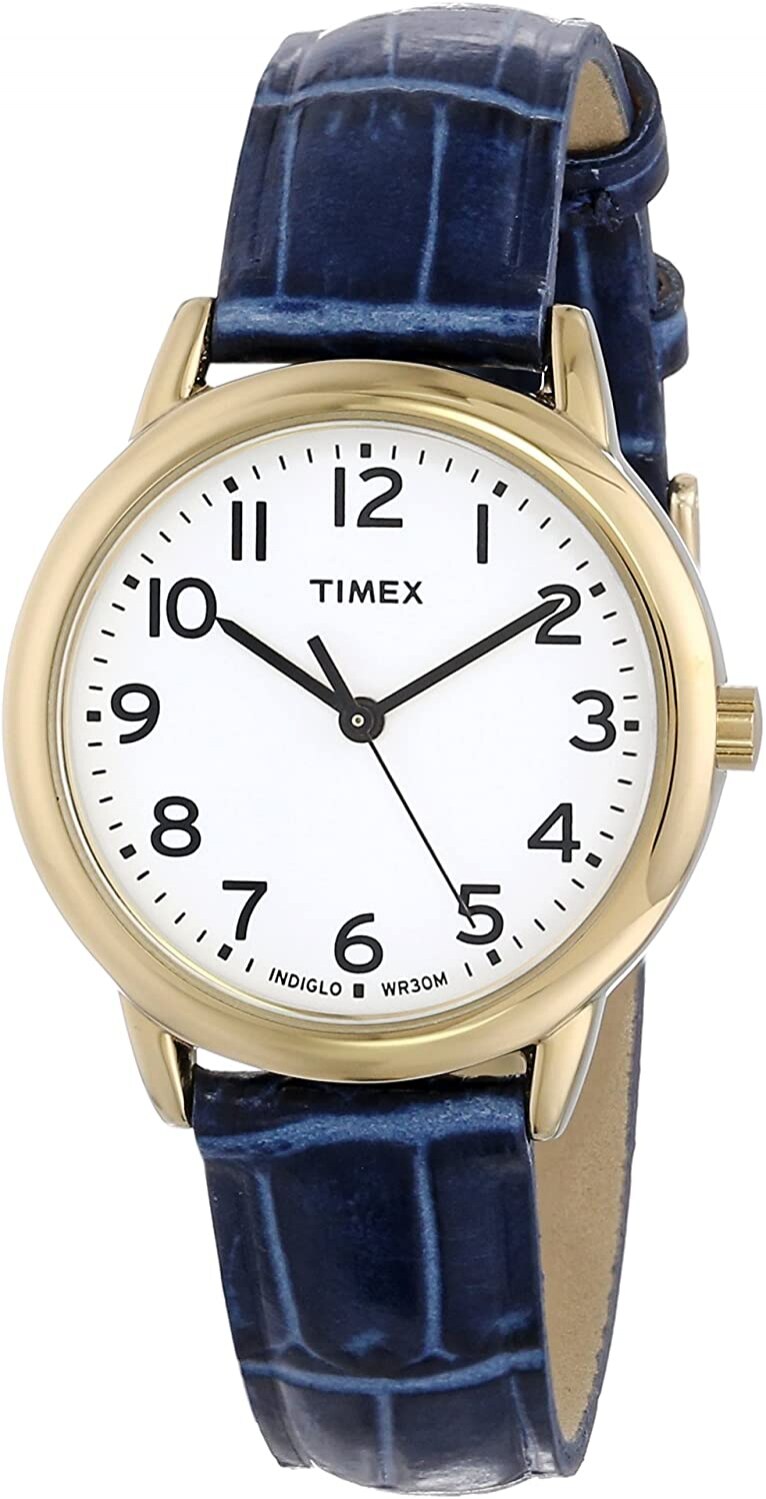 Venta Internacional Reloj Timex Women S Easy Reader Leater Leater