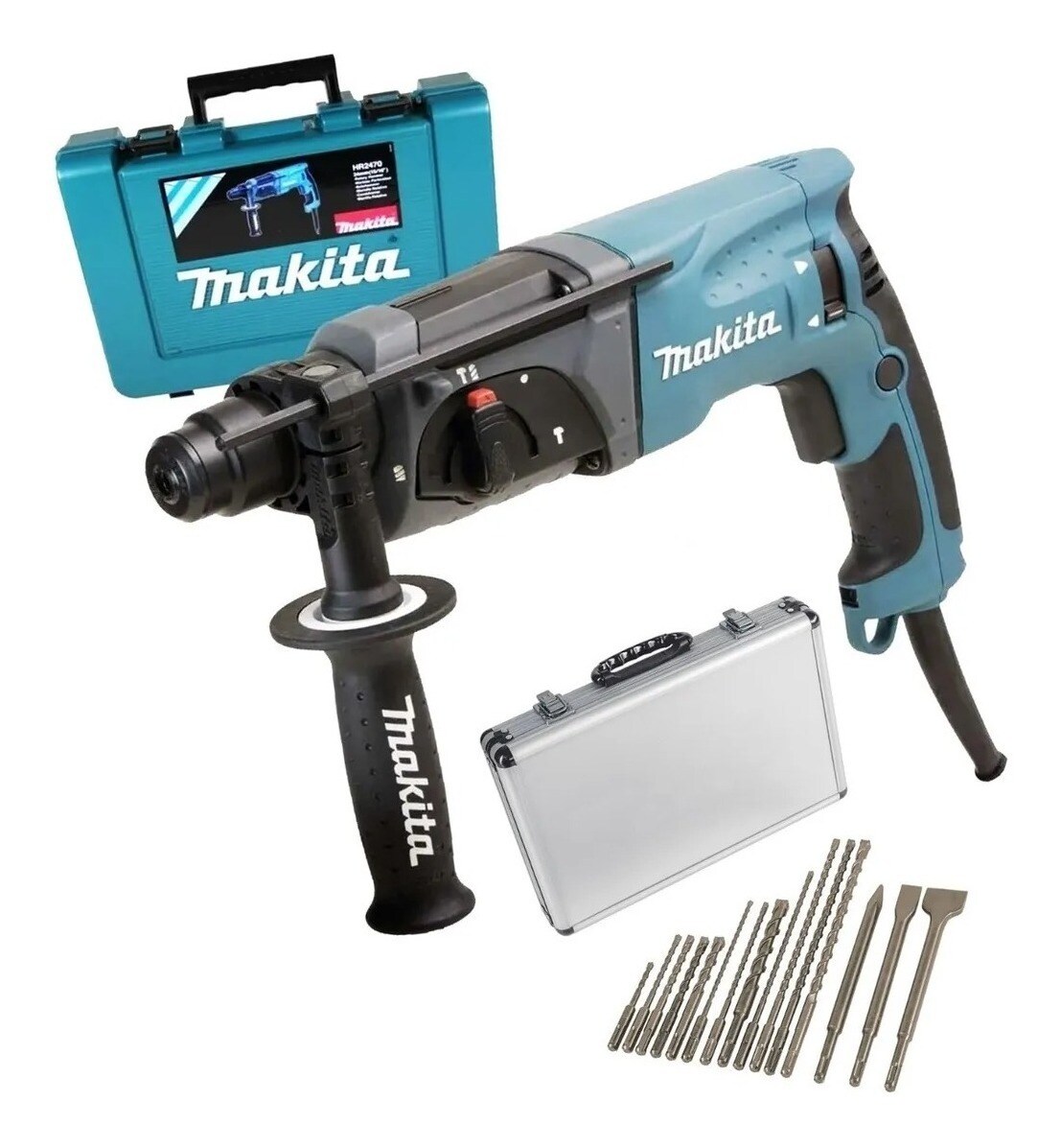 Rotomartillo Sds Plus Makita Maletin Aluminio 13 Brocas Coppel