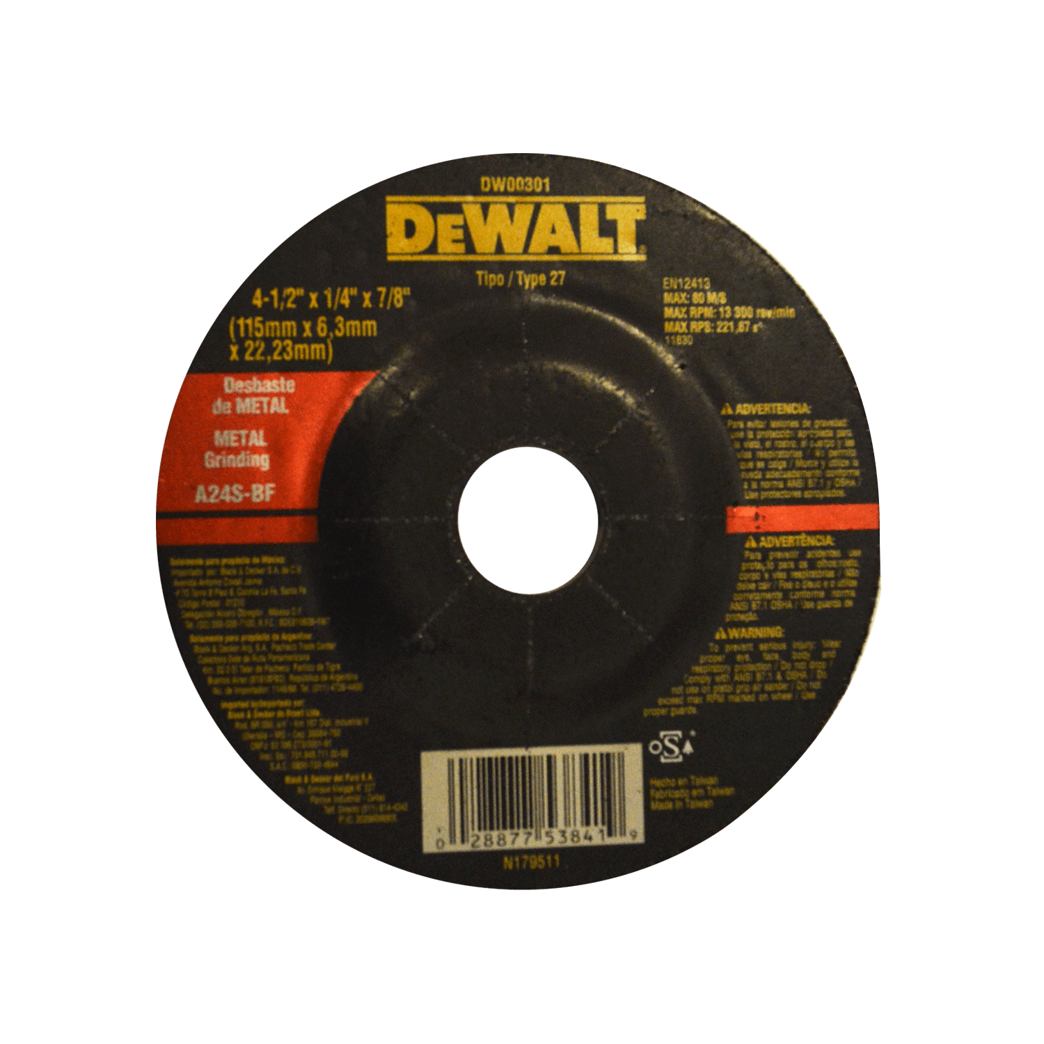 Disco De Corte Para Metal Dewalt X X Tipo Coppel