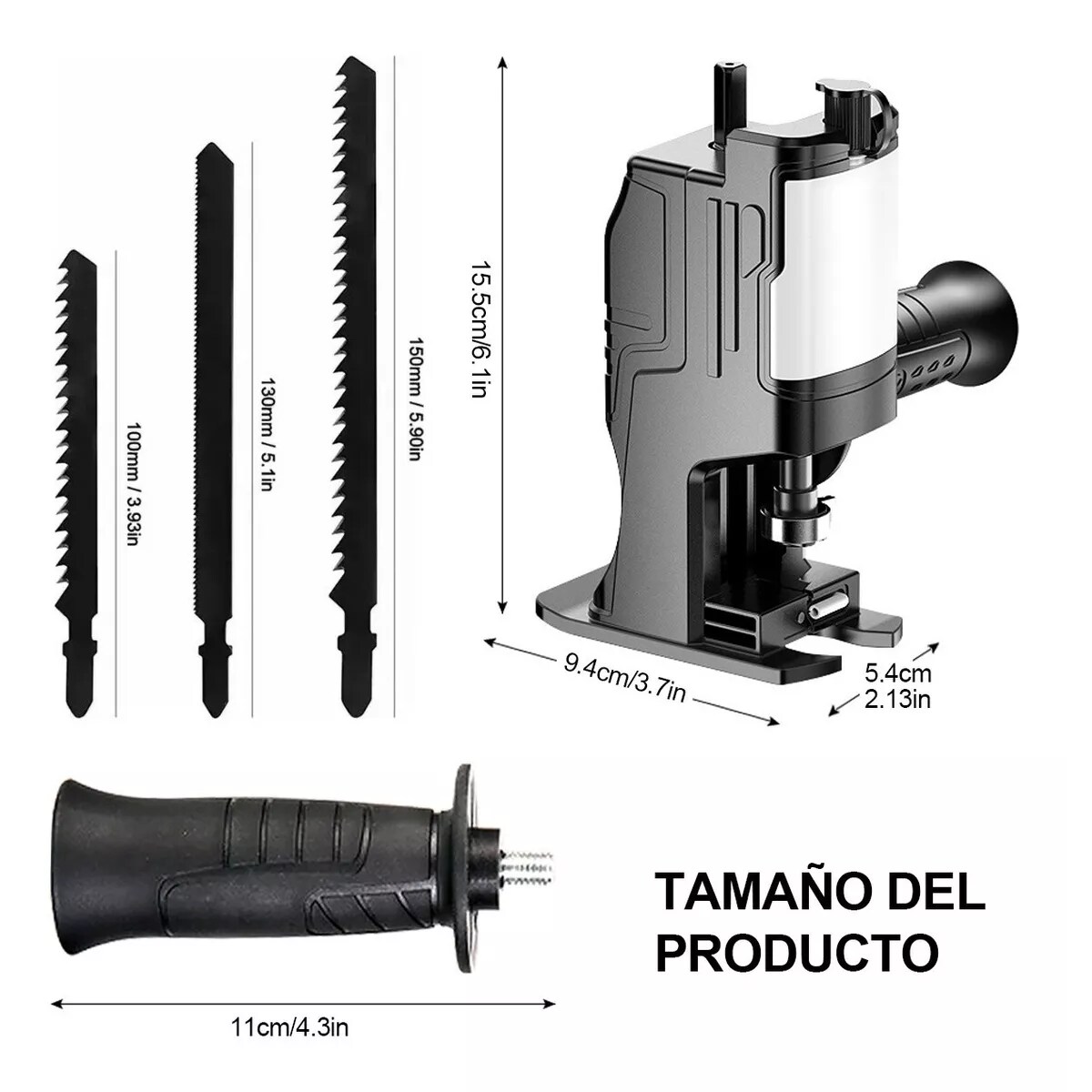 Adaptador Taladro Sierra Sable Reciproca Convertidor Cambio Eo Safe