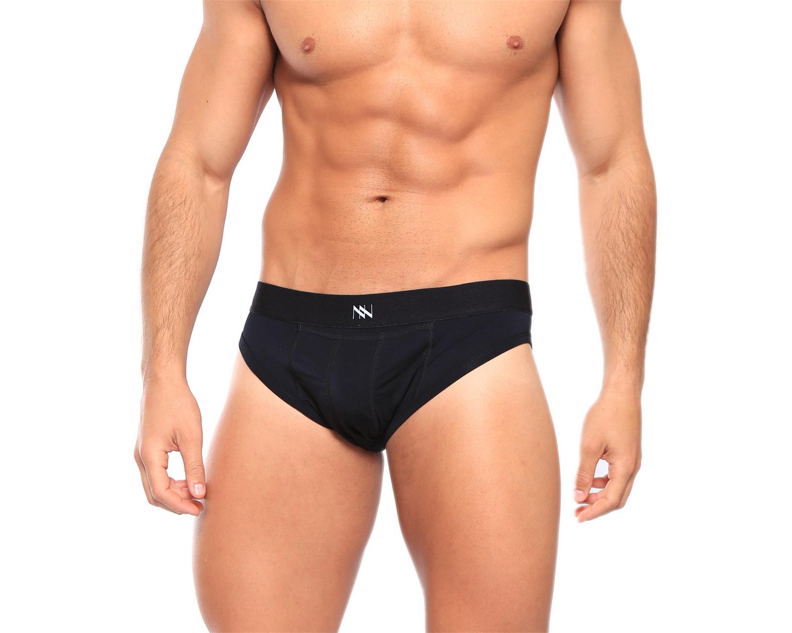 Calzon Bikini Classic Unnder Ropa Interior Para Hombre 1 Pz Color Negro