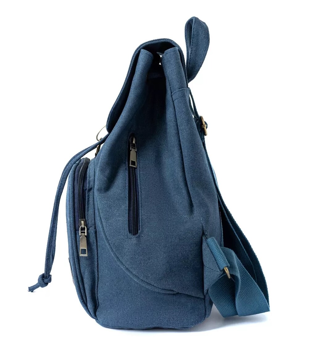 Mochila Escolar Antirrobo Para Mujer Azul Coppel