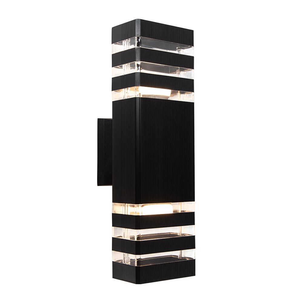 L Mpara De Pared Arbotante Lumimexico Para Exterior Negro De W