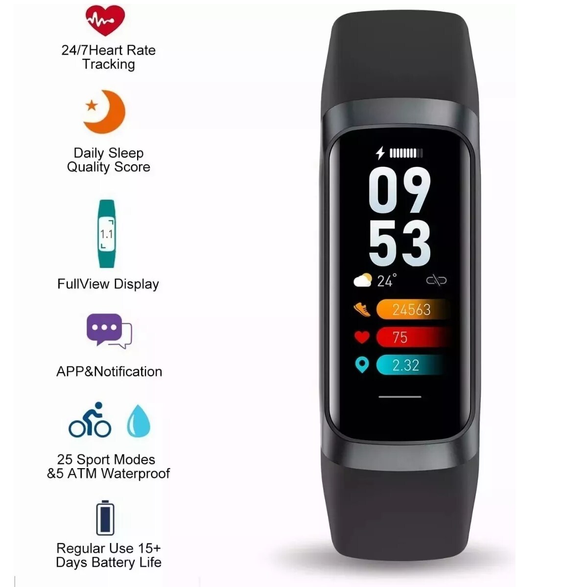 Reloj Inteligente Belug Bluetooth Color Negro Para Dama Coppel