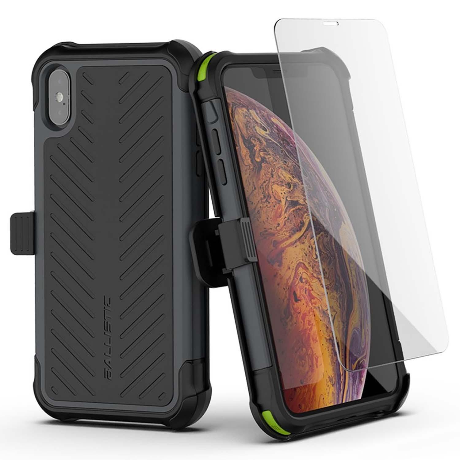 Funda Ballistic Tj Maxx Color Negro Para IPhone X Y Xs Protector De Uso