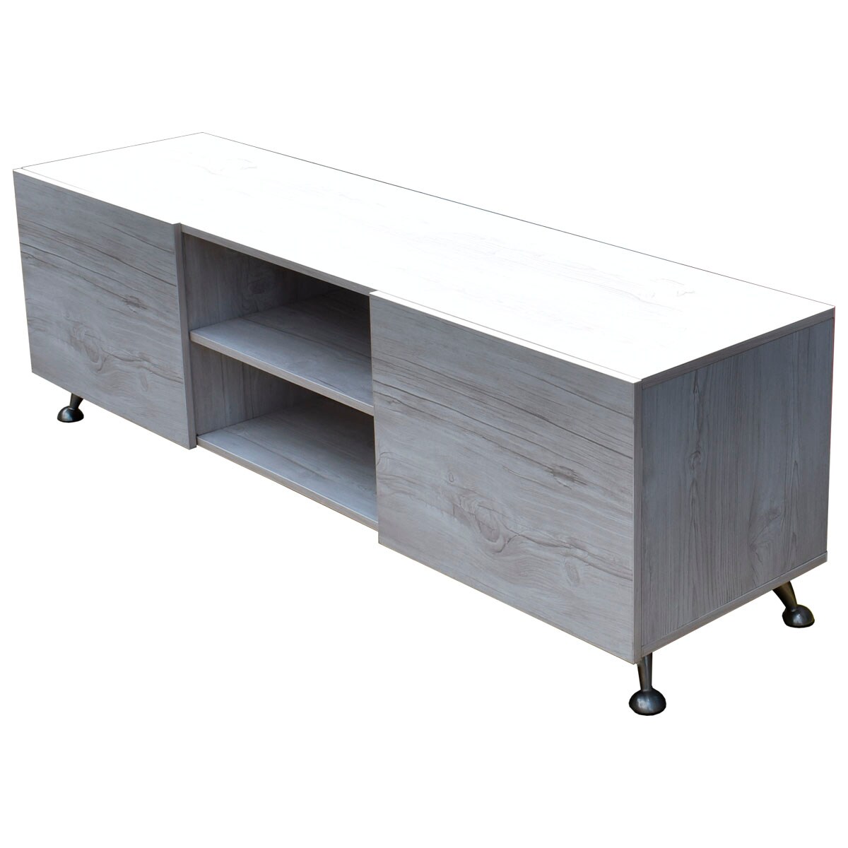 Mesa Para Tv Hogare Italy Color Blanco Coppel