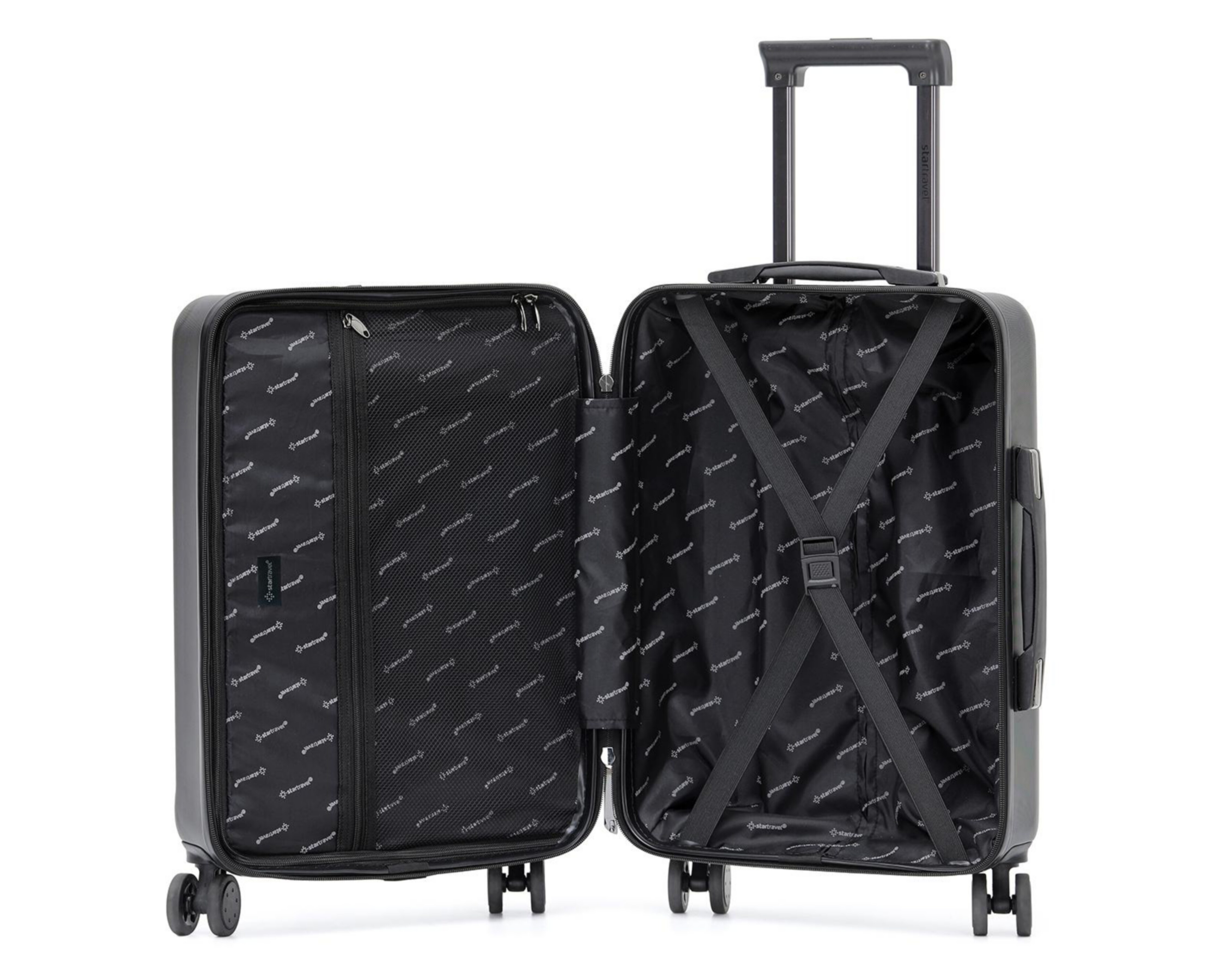 Maleta Con Ruedas Startravel Oxford 20 Negra Coppel