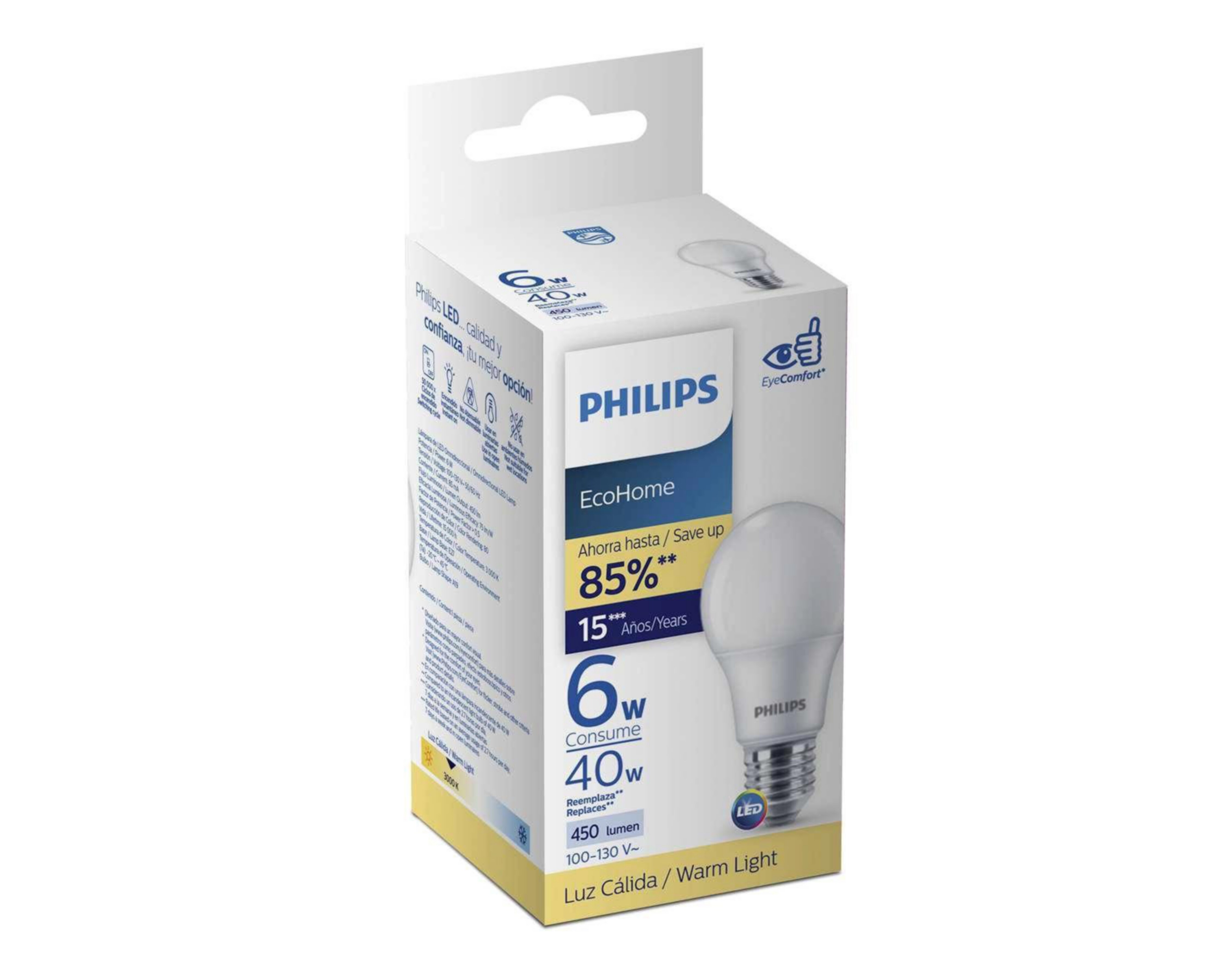 Foco Led Phillips W Luz C Lida Coppel