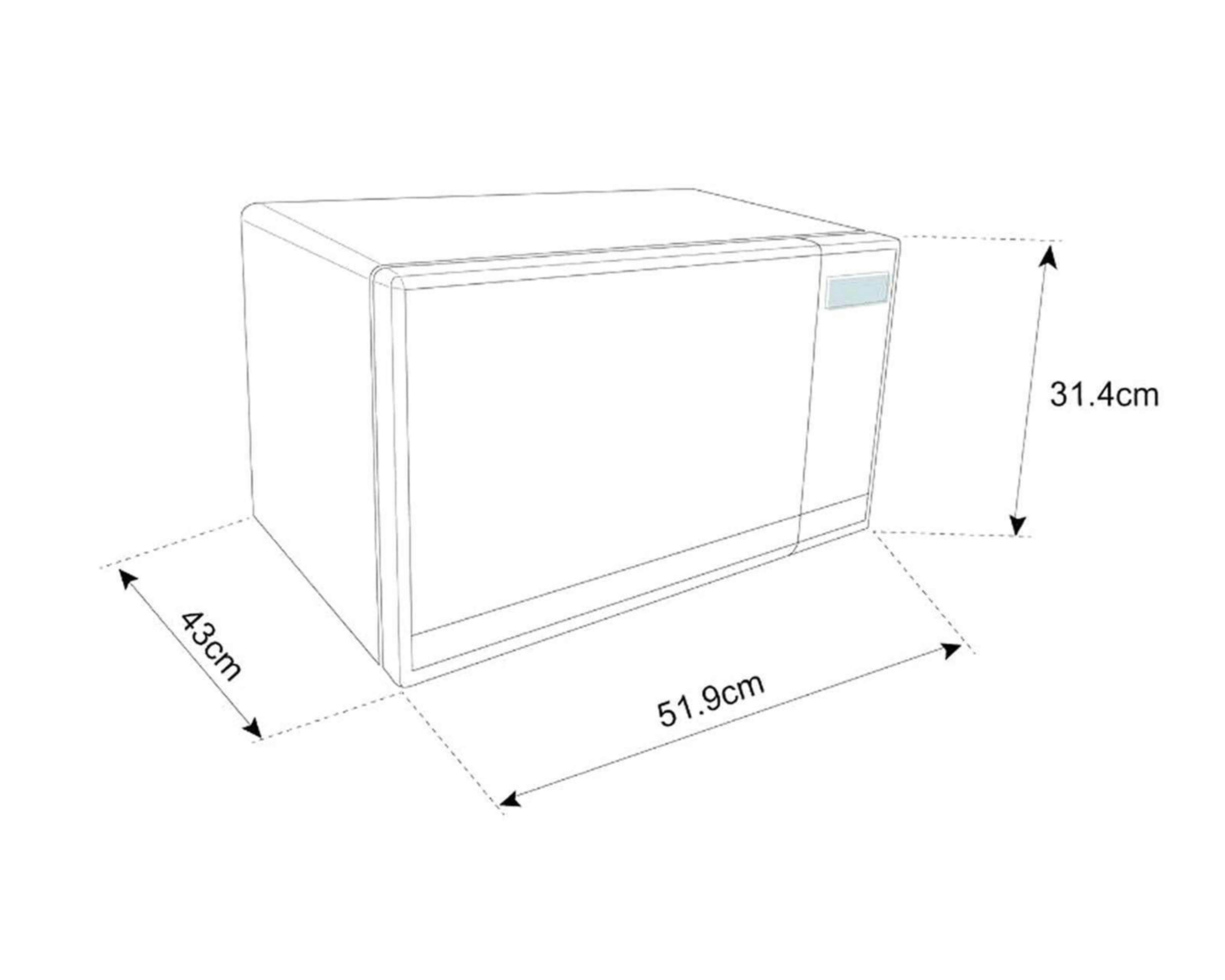 Horno De Microondas Teka 1 4 Pies MWG 14X Plateado Coppel