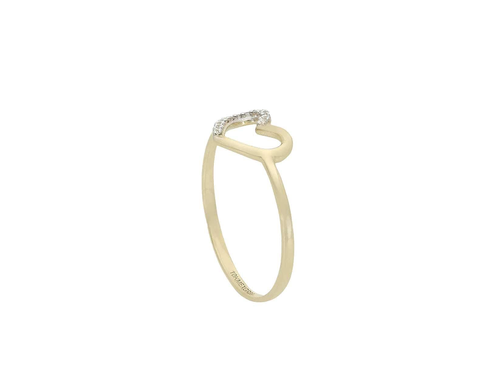 Anillo De Oro K Amelie Silueta Coraz N No Coppel