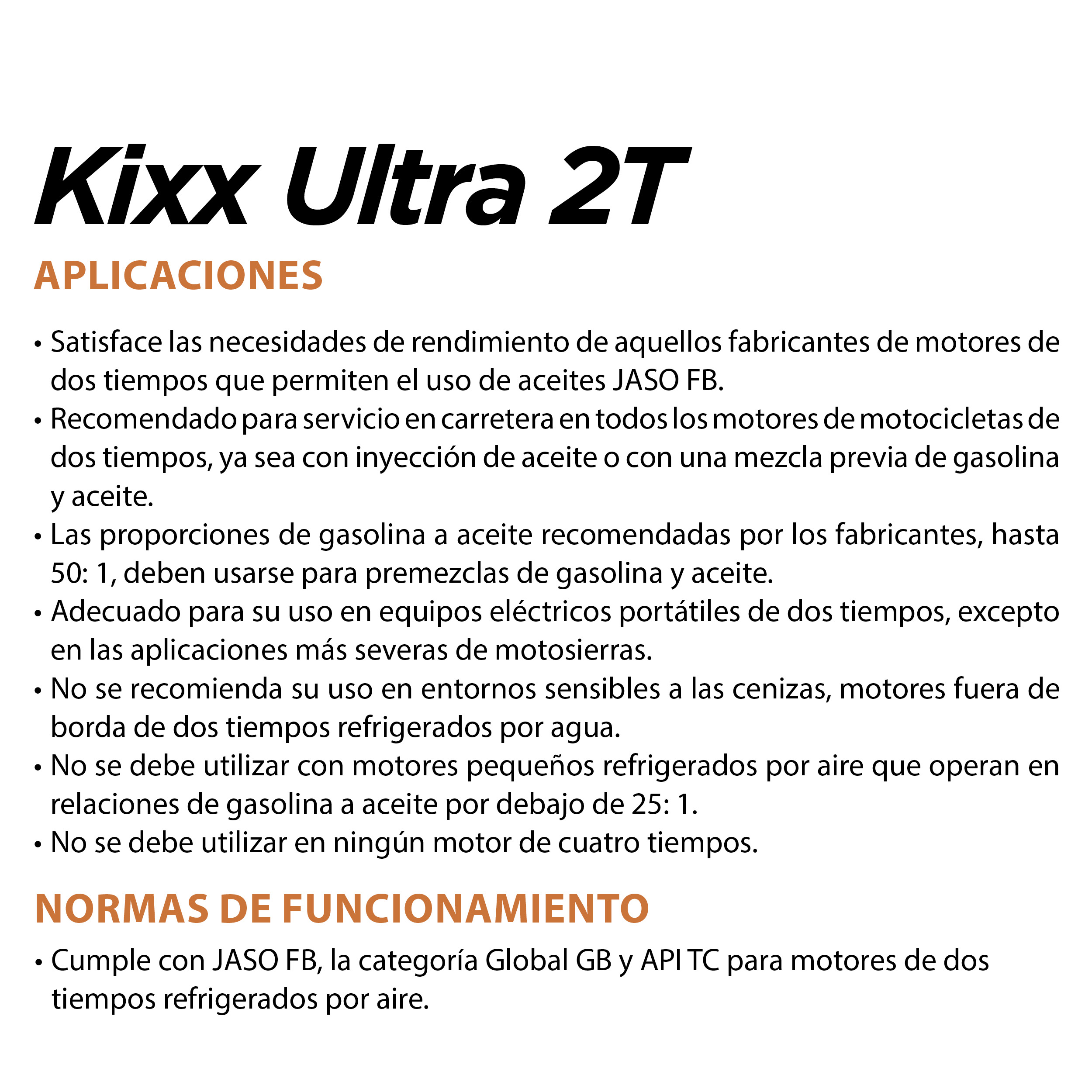 Foto 3 | Aceite Para Motocicleta Kixx Ultra 2t Jaso Fb, 1l