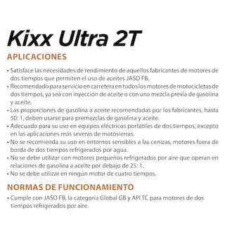 Foto 3 | Aceite Para Motocicleta Kixx Ultra 2t Jaso Fb, 1l