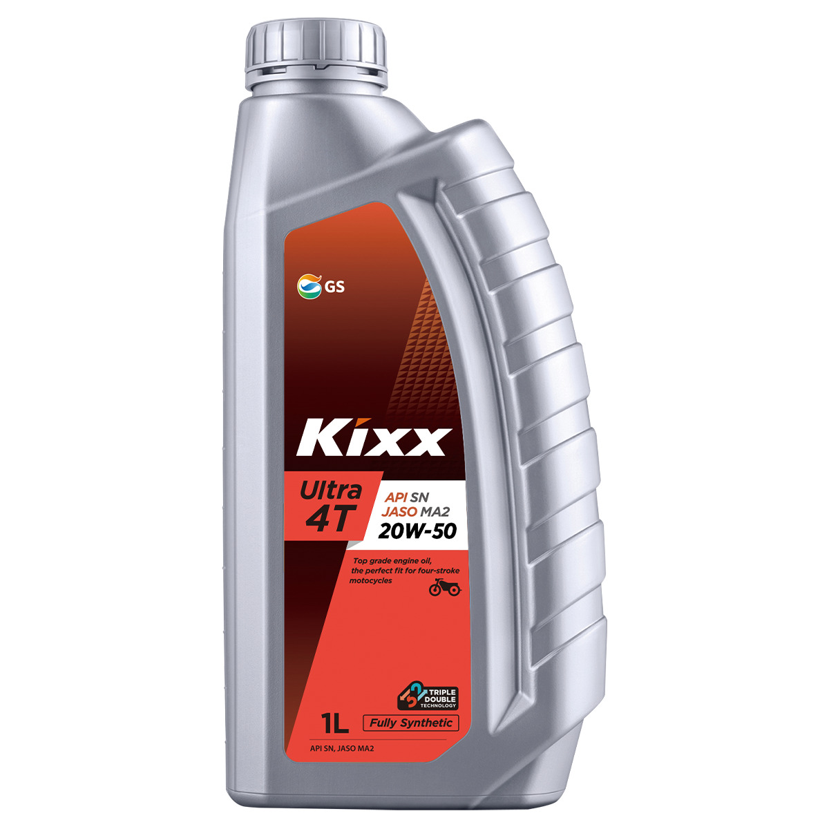 Aceite Para Motocicleta Sintético Kixx Ultra 4t Sn/ma2 20w-50, 1l