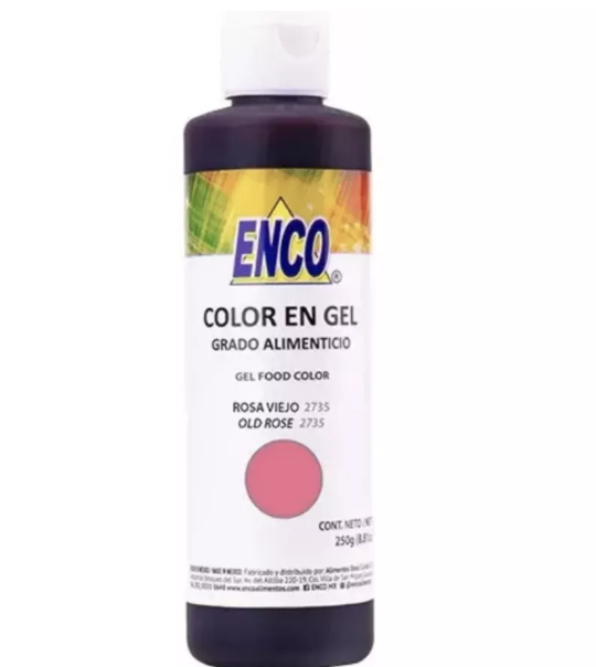 Foto 2 pulgar | Color Gel Rosa Viejo 250 Grs Enco