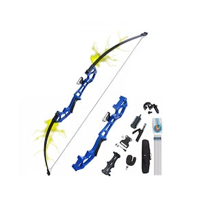 Foto 1 | Kit Arco Recurvo Deportivo Flechas Y Accesorios Para Adultos Eo Safe Imports Esi-15258 Azul