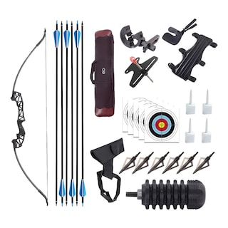 Foto 1 | Set Accesorios 40 Lbs Arco Recurvo Deportivo Para Adultos Eo Safe Imports Esi-19655 Negro
