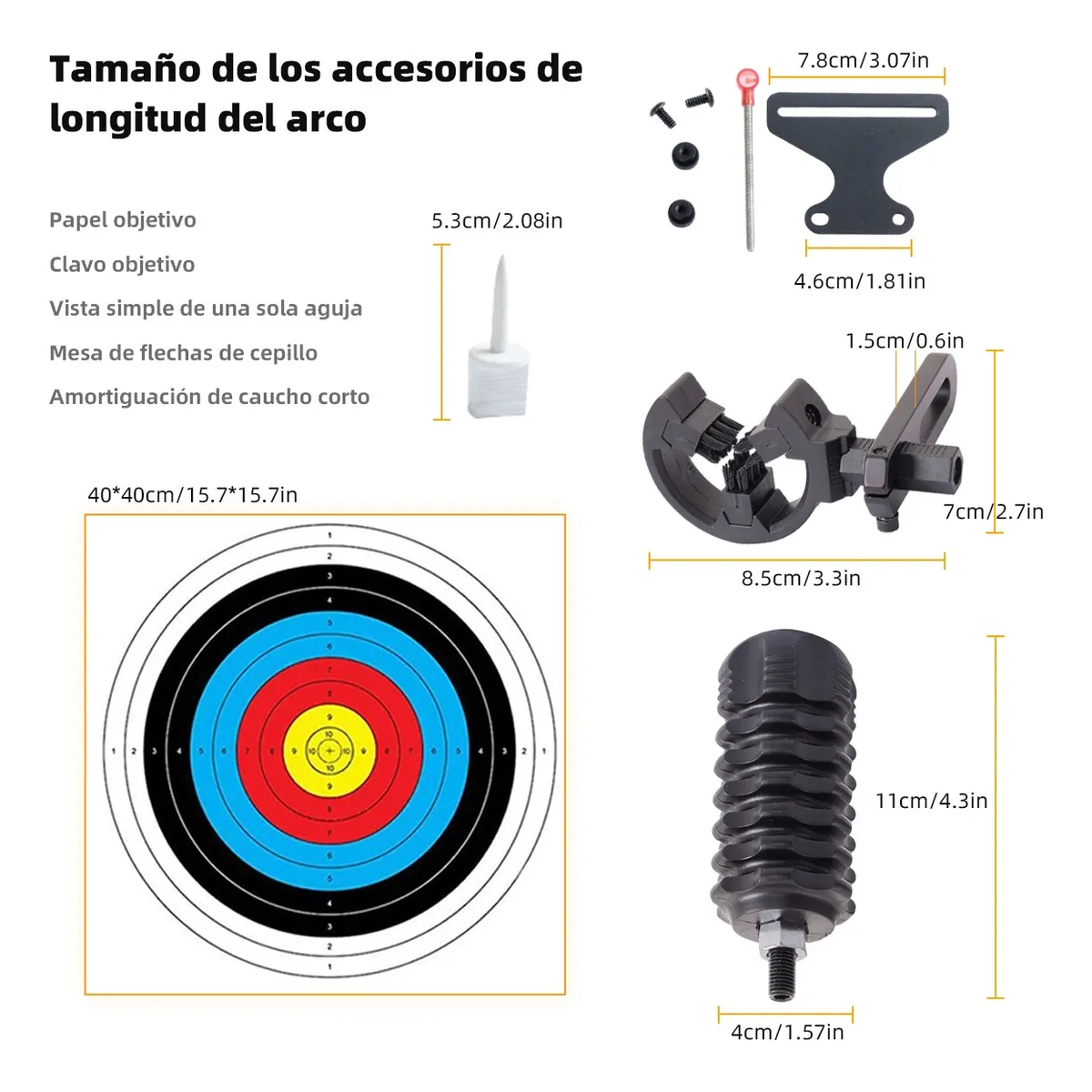 Foto 4 pulgar | Set Accesorios 40 Lbs Arco Recurvo Deportivo Para Adultos Eo Safe Imports Esi-19656 Azul