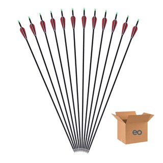 Foto 1 | 12 Flechas Para Arco Compuesto Recurvo Fibra De Carbón 7.8mm Eo Safe Imports Esi-19657 Multicolor