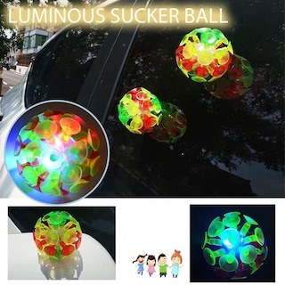 Foto 2 | Venta Internacional - Bola De Ventosa Toy Glowing Sticky Ball Para Niños, 5 Unidades