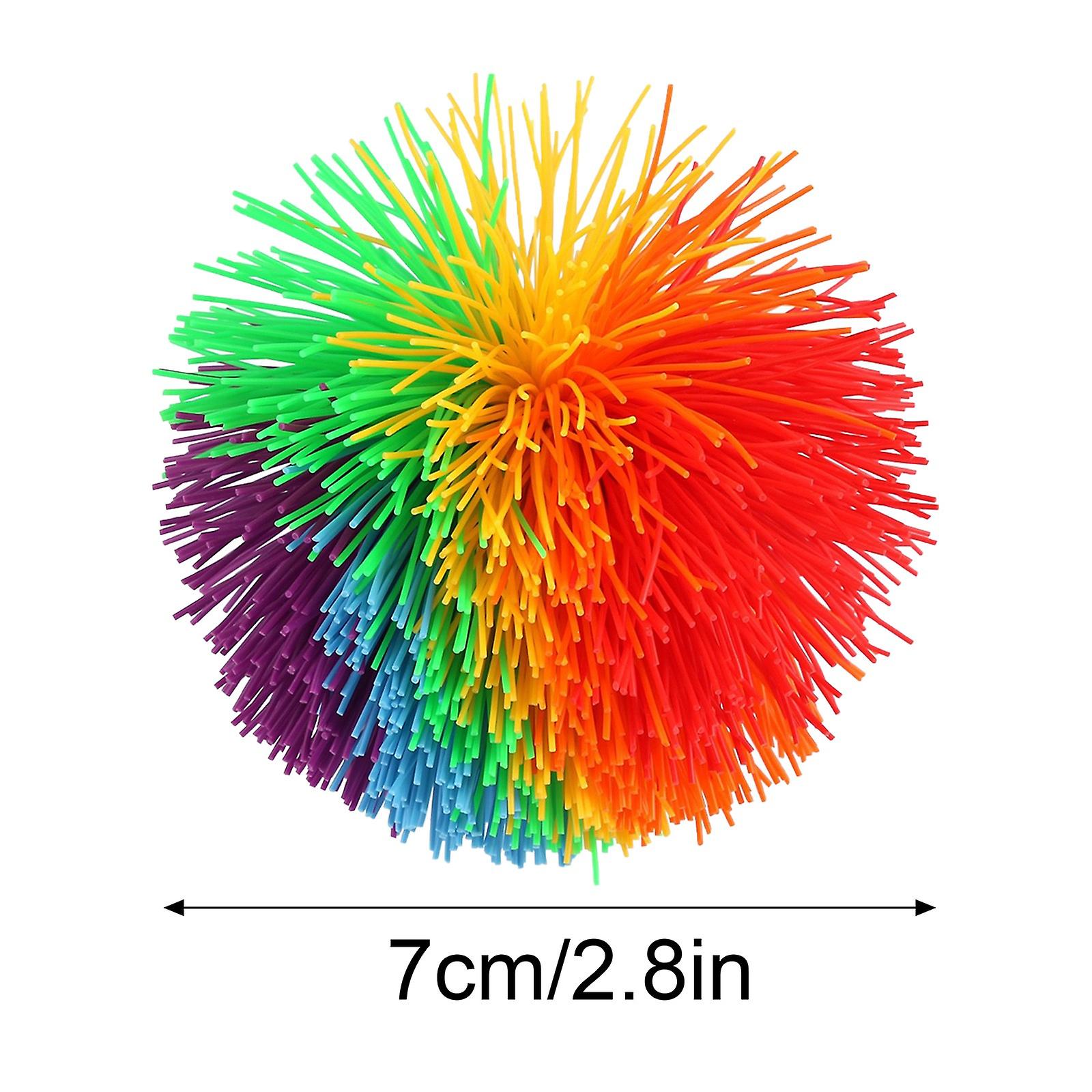 Foto 3 | Venta Internacional - Pelota Esponjosa De Silicona Para Hacer Malabares Con Forma De Arcoíris, 2 Unidades