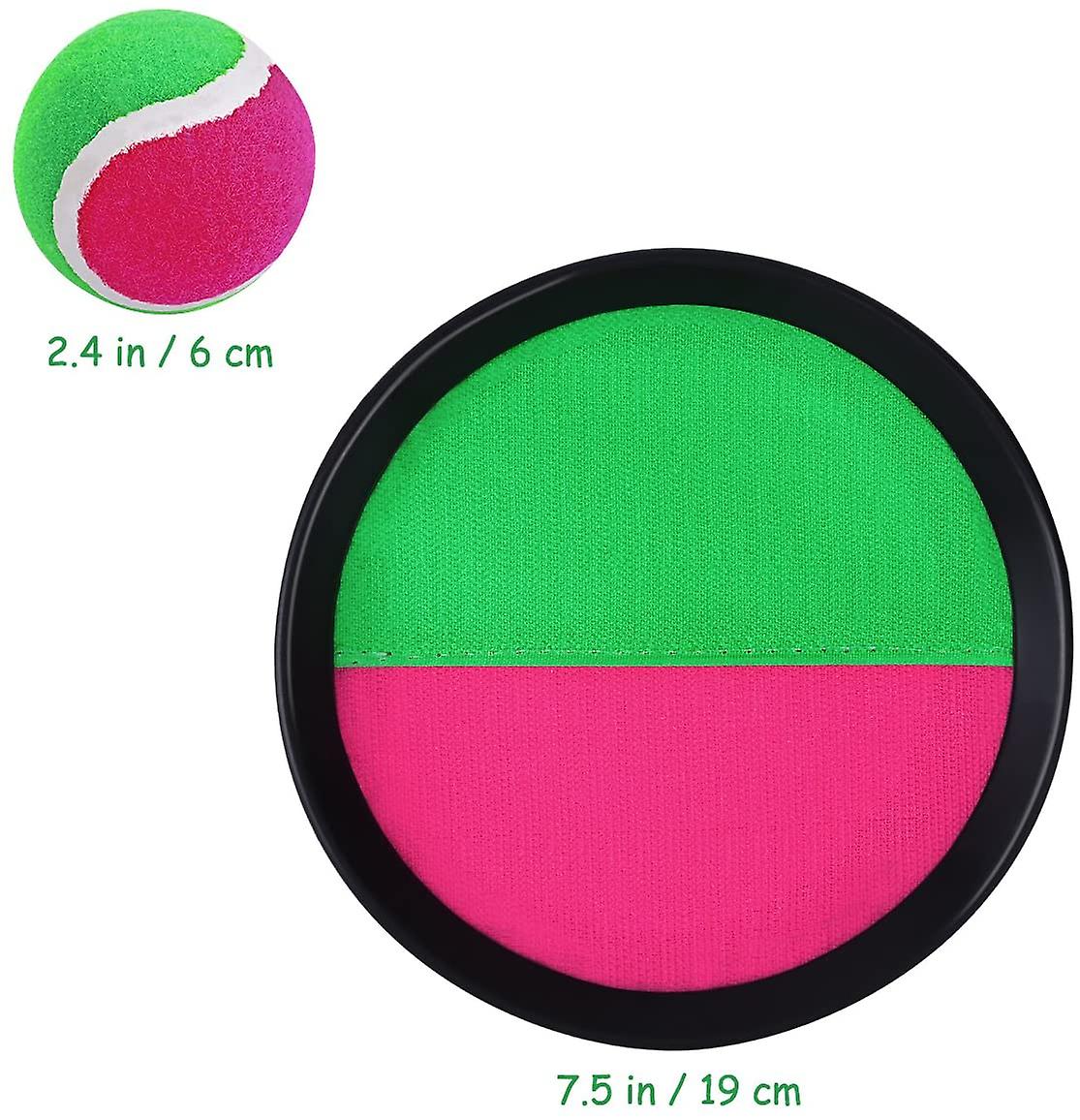 Foto 3 pulgar | Venta Internacional - Set De Pelota Con Velcro Para Atrapar Pelotas Con 2 Bates Y 1 Pelota Para Niños