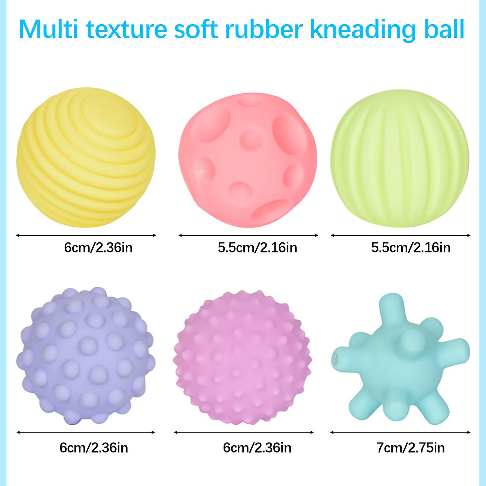 Foto 4 pulgar | Venta Internacional - Juguete Multitextura De Goma Blanda Manhattan Tactile Ball Para Bebés