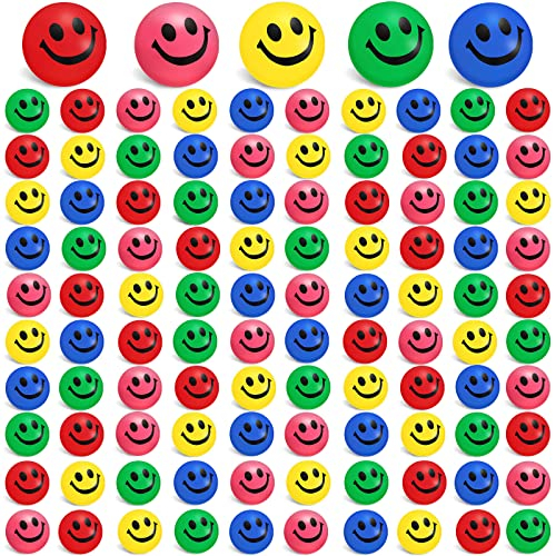 Foto 2 pulgar | Espuma Facial Stress Ball Zhanmai Smile 100 Piezas (3 Cm) Para Niños - Venta Internacional.