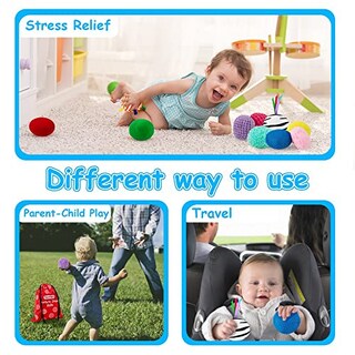 Foto 6 | Juego De Juguetes Para Bebés Con Textura Sensorial, 10 Piezas, Montessori, 6 A 12 Meses - Venta Internacional.