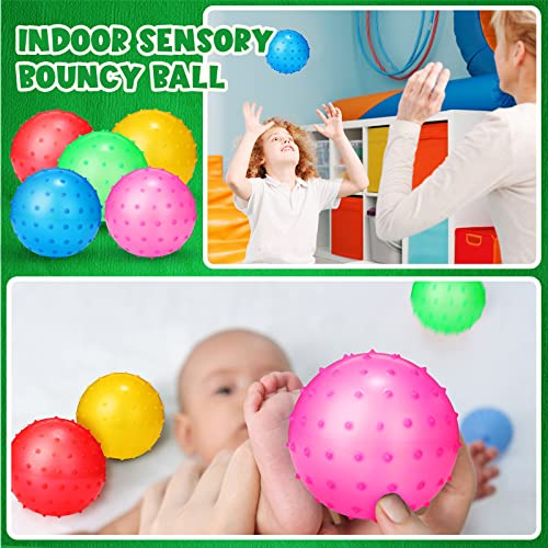 Foto 5 pulgar | Pelota De Peluche Knobby Balls Jerify, 24 Piezas, 12 Cm, Con Punta - Venta Internacional.