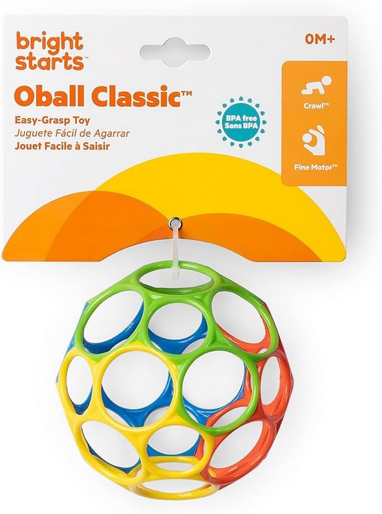 Foto 5 pulgar | Pelota Clásica Bright Starts Oball Easy Grapp De Juguete Infantil - Venta Internacional.