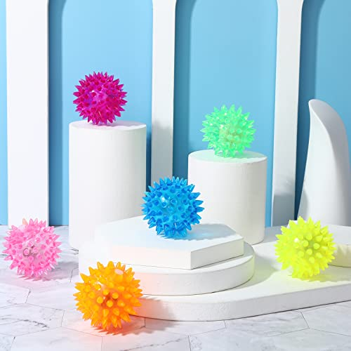 Foto 8 pulgar | Pelota De Goma Sensory Toy Charniol Light Up Spike, Paquete De 60 - Venta Internacional.