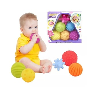 Foto 1 | Juego De Bolas De Estimulación Sensorial Para Bebés De 2 A 4 Años Con 6 Bolas - Venta Internacional.