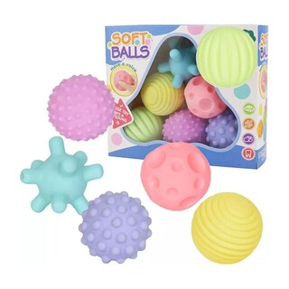Foto 2 | Juego De Bolas De Estimulación Sensorial Para Bebés De 2 A 4 Años Con 6 Bolas - Venta Internacional.