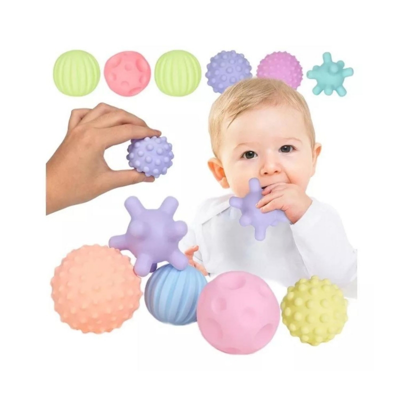 Foto 4 pulgar | Juego De Bolas De Estimulación Sensorial Para Bebés De 2 A 4 Años Con 6 Bolas - Venta Internacional.