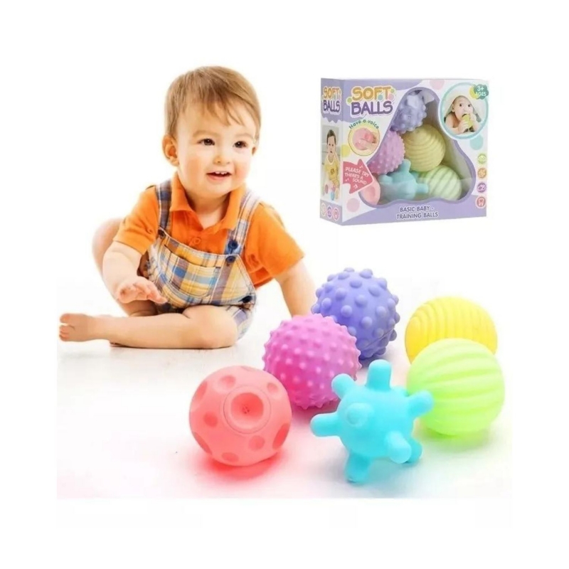 Foto 5 pulgar | Juego De Bolas De Estimulación Sensorial Para Bebés De 2 A 4 Años Con 6 Bolas - Venta Internacional.