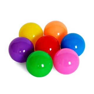 Foto 2 | Paquete De 200 Bolas De Plástico Coloridas De 5,5 Cm Para Niños - Venta Internacional.
