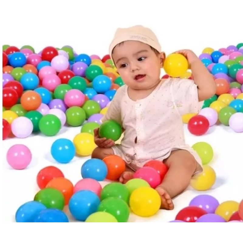 Foto 4 pulgar | Paquete De 200 Bolas De Plástico Coloridas De 5,5 Cm Para Niños - Venta Internacional.